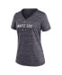 ფოტო #3 პროდუქტის Women's Black Chicago White Sox Authentic Collection Velocity Practice Performance V-Neck T-shirt