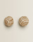 Contrast knotted cord door knob (pack of 2)