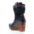 Фото #6 товара Bed Stu Bruges II F328022 Womens Black Leather Slip On Casual Dress Boots