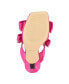 ფოტო #5 პროდუქტის Women's Yoloh Square Toe Tapered Heel Dress Sandals