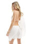 New Look textured beach short in white M - фото #10