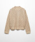 Фото #2 товара Women's Openwork Details Knitted Jumper
