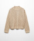 Women's Openwork Details Knitted Jumper