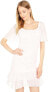 Фото #1 товара BCBG 274540 Women's Smocked Mini Dress Pink 2