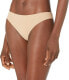 Фото #1 товара DKNY 268200 Women's Modern Lines Thong Panty Tan Underwear Size XL
