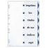 AVERY Cardboard separator DIN A4 12 printable tabs