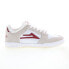 Фото #2 товара Lakai Telford Low Chocolate Mens White Suede Skate Inspired Sneakers Shoes