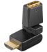 Фото #2 товара Wentronic A 352 G (HDMI F/HDMI M) 360° - HDMI - HDMI - Black