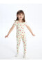 Фото #4 товара LCW baby Bisiklet Yaka Baskılı Kız Bebek Pijama Takımı