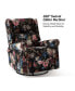 Фото #5 товара Ahlen Floral Wooden Upholstery Recliner with Swivel Base