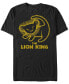 Фото #1 товара Disney Men's Lion King Simba Cave Painting Short Sleeve T-Shirt