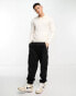 Фото #3 товара ONLY & SONS knit long sleeve polo in off white