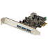 Фото #1 товара StarTech.com 4-Port PCI Express USB 3.0 Card - PCIe - USB 3.2 Gen 1 (3.1 Gen 1) - Full-height / Low-profile - PCI 2.0 - Black - Stainless steel - 3 m