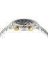 ფოტო #2 პროდუქტის Men's Swiss Two-Tone Stainless Steel Bracelet Watch 43mm