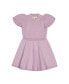 Little Girls Organic Double Flutter Sleeve Sweater Dress