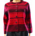 Фото #1 товара Anne Klein Women's Button Front Cropped Cardigan Sweater Troubadour Wine M