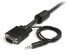 Фото #6 товара 2m Coax High Resolution Monitor VGA Cable with Audio HD15 M/M - 2 m - VGA (D-Sub) + 3.5mm - VGA (D-Sub) + 3.5mm - Male - Male - Nickel