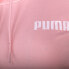 Фото #3 товара Puma Tape Logo Pullover Hoodie Womens Pink Casual Outerwear 58700503