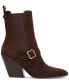 Фото #2 товара Women's Suzette Buckled Western Dress Booties