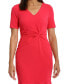 ფოტო #4 პროდუქტის Petite Twisted Sheath Dress