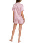 Фото #2 товара Natori 2Pc Infinity Sateen Pajama Set Women's Pink Xl