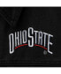 Women's Black, Scarlet Ohio State Buckeyes Denim Flannel Stitch Button-Up Shirt