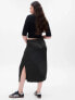 Satin Midi Skirt