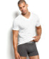 ფოტო #1 პროდუქტის Men's Essential 3 Pack Jersey V-Neck T-Shirt