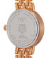 ფოტო #7 პროდუქტის Women's Swiss Lovely Rose Gold-Tone PVD Stainless Steel Bracelet Watch 20mm
