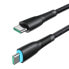 Kabel przewód Starry Series USB-C - USB-C 60W 1m czarny