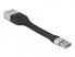 Фото #2 товара Delock FPC Flat Ribbon Cable USB Type-A to Gigabit LAN 10/100/1000 Mbps 13 cm - 0.13 m - USB A - RJ-45