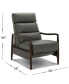 Фото #13 товара CLOSEOUT! Jazlo Leather Push Back Recliner, Created for Macy's
