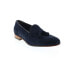 Фото #2 товара Bruno Magli Nilo MB2NILN1 Mens Blue Suede Loafers & Slip Ons Tasseled Shoes