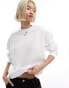 Фото #6 товара Weekday Essence standard sweatshirt in white