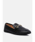 ფოტო #2 პროდუქტის Talula Horsebit Embellished Faux Leather Loafers