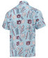 ფოტო #3 პროდუქტის Men's Light Blue Distressed Auburn Tigers Vintage-Like Floral Button-Up Shirt