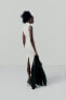 Фото #5 товара Платье миди со сборками без рукавов ZARA
