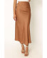 ფოტო #2 პროდუქტის Nellie Satin Midi Skirt