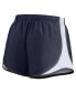 Women's Navy Denver Broncos Performance Tempo Shorts