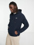 New Balance small logo hoodie in navy