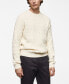 Фото #1 товара Men's Braided Knitted Sweater