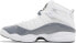 [322992-121] Mens Air Jordan 6 RINGS 'WHITE COOL GREY'