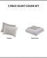 Фото #10 товара Taylor Clipped Jacquard 3-Pc. Duvet Cover Set, Full/Queen