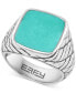 EFFY® Men's Turquoise Ring in Sterling Silver