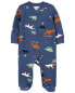 Фото #8 товара Baby Dinosaurs 2-Way Zip Cotton Sleep & Play Pajamas 6M