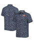 Фото #1 товара Men's Navy Auburn Tigers Super Slack Tide Omni-Shade Team Button-Up Shirt