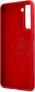 Фото #7 товара Чехол для смартфона US Polo USHCS21MSLHRTRE S21+ G996 красный Silicone On Tone