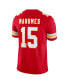 Фото #4 товара Men's Patrick Mahomes Red Kansas City Chiefs Vapor F.U.S.E. Limited Jersey