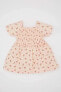 Фото #3 товара Платье для малышей defacto Цветочное платье с коротким рукавом