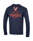 Men's Navy Virginia Cavaliers Team Stack Long Sleeve T-shirt Синий, S - фото #2